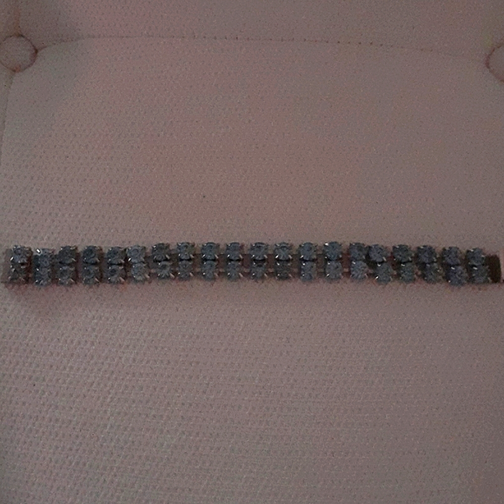 VINTAGE Rhinestone bracelet - Picture 2 of 4